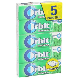 Chicle Hierbabuena Orbit Paquete 5 Uds (65608)