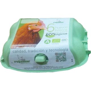Rujamar huevo ecológico 6 uds.