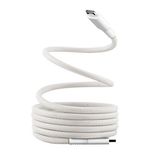 Cable Magnético T'Nb Usb-C A Usb-C 1,5M Blanco (3303170118214)