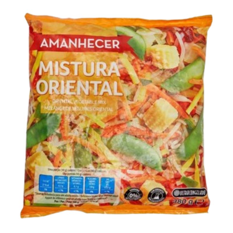 Amanhecer Mistura de Vegetais Oriental 380g