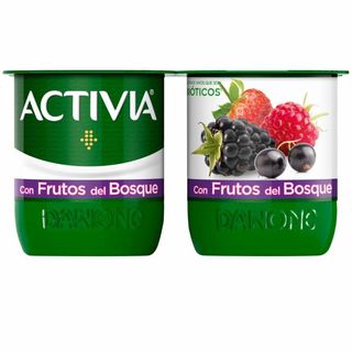 Yogur Con Frutas Del Bosque Activia P-4X120G