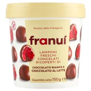 Franui Lamponi Cioccolato Bianco / Cioccolato Al Latte Gr150