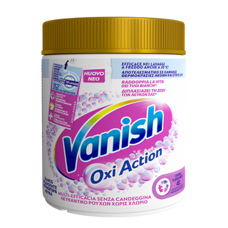 Vanish Polvere Bianco Splendente Smacchiatore Bucato 500 Gr - 000387097