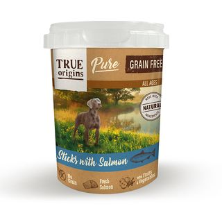 True Origins Pure Salmón Barritas Para Perros 0.3Kg