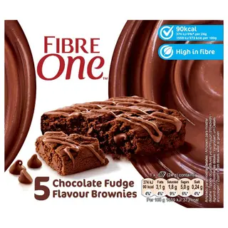 Barritas Fibre One Brownie Chocolate P4X24Gr