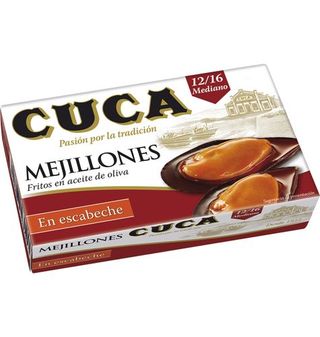 Mejillones Cuca 12/16 Escabeche 69 G