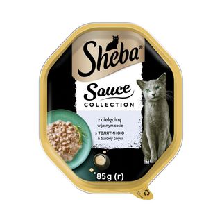 Sheba Sauce Collection Karma dla kota z cielęciną 85 g