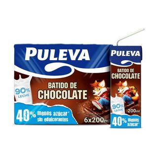 PULEVA Batido Chocolate 200Ml, Pk-6