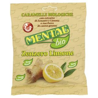 Mental bio Caramelle Biologiche Zenzero Limone 90 g