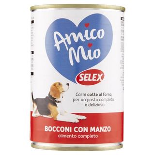 Selex Amico Mio Cane Bocconi Con Manzo 415 G - 592126