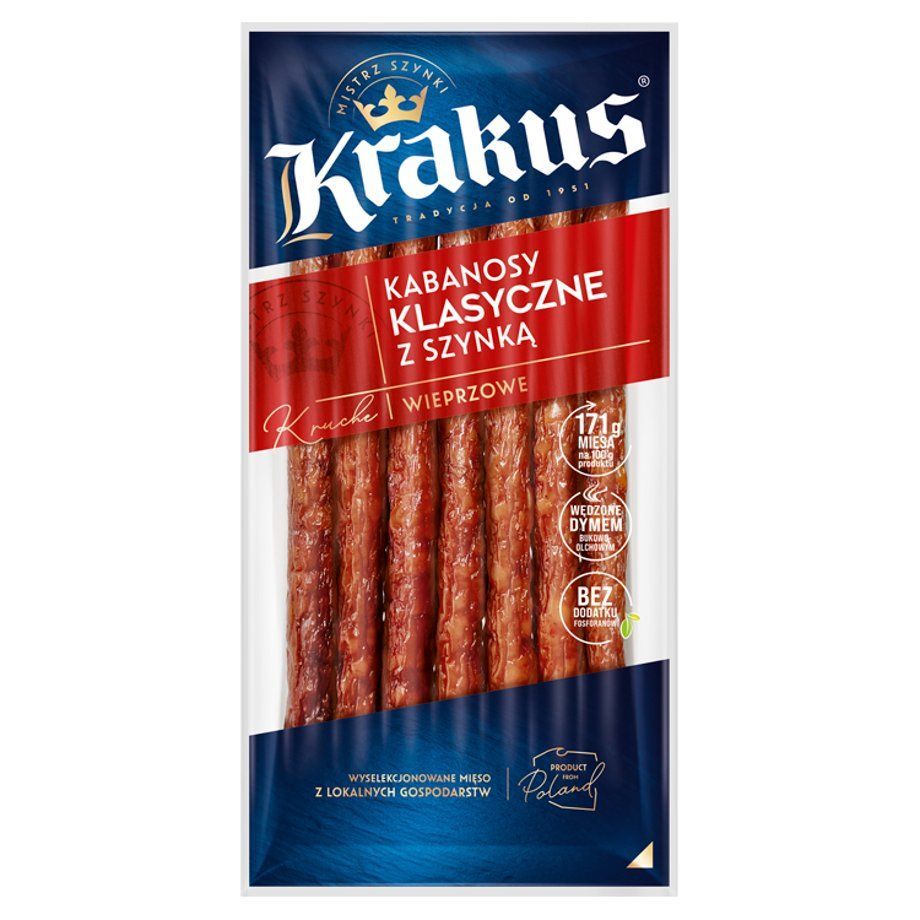 Kiełbasy suche, salami, kabanosy