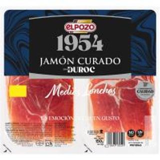 Jamón Curado Media Loncha Elpozo, Pack 2X90 G (24121899)