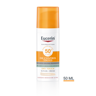 Oil Control Protector Solar Facial Dry Touch con Color SPF50+ - Eucerin - Light 4005800341106
