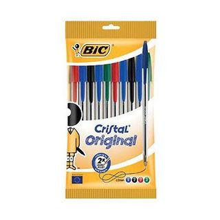 10 Boligrafo Bic Cristal Surtido Bl (3086123734760)