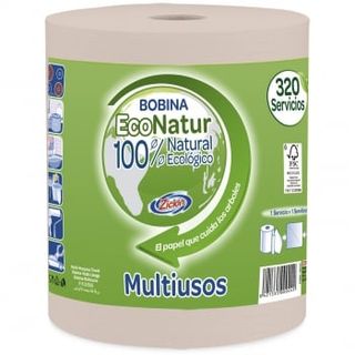Papel Multiusos 2 Capas Ecológico Econatur Ziclón 1 Rollo