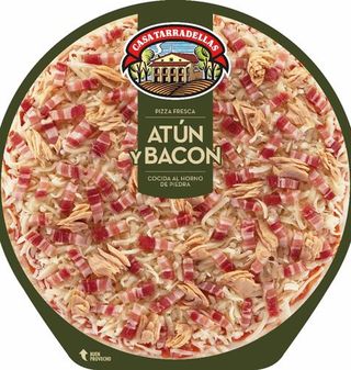 Pizza Tarradellas Atún Y Bacon 450 G