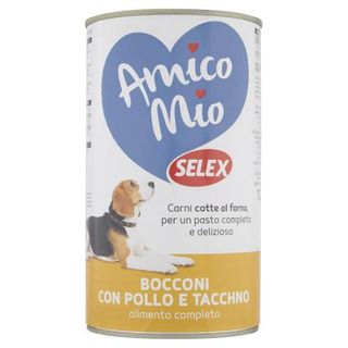 Selex Amico Mio Cane Bocconi Con Pollo E Tacchino 1,23 Kg - 409168