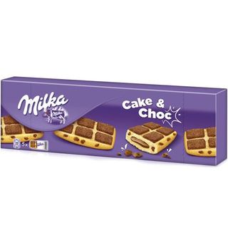 Bizcochito Milka Cake & Choc 175 G