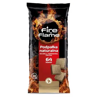 Fire & Flame Podpałka naturalna 64 kostki