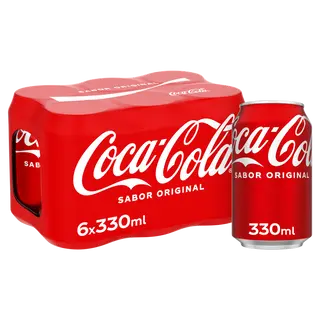 Coca-Cola Sabor Original 6x330ml Lata