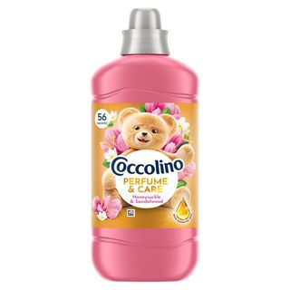 Coccolino Perfume & Care Honeysuckle&Sandalwood Płyn do płukania tkanin koncentrat (56 prań) 1288 ml