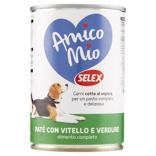 Selex Amico Mio Cane Paté Con Vitello E Verdure 400 G - 484512