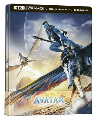 Avatar: El Sentido Del Agua - Steelbook Uhd + Blu-Ray (8421394802902)