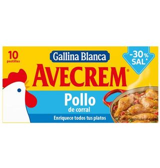 Caldo Avecrem Pollo Bajo En Sal 10 Pastillas