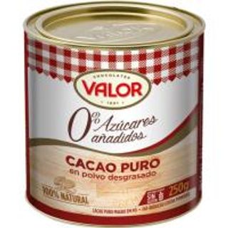 Cacao Puro Valor, Lata 250 Gr. (15334279)