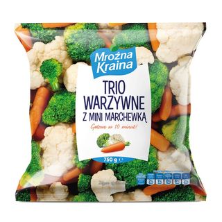 Mroźna Kraina Trio warzywne z mini marchewką, 750 g