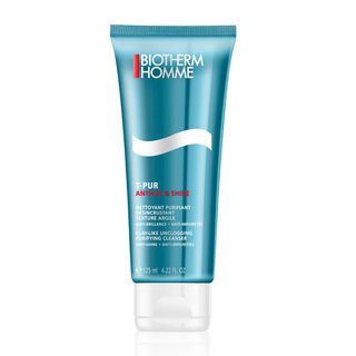 Homme T Pur Anti Oil & Shine Limpiador Purificante 125Ml. Biotherm (3605540791776)