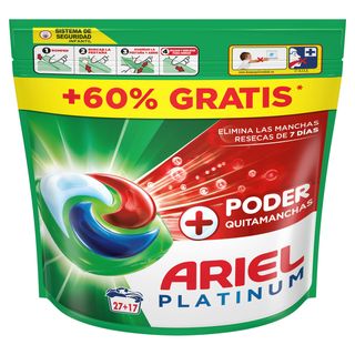 Ariel PODS +Poder Quitamanchas 27+17 Lavados (306981)