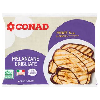CONAD Melanzane Grigliate Surgelate 450 g - 8003170001572