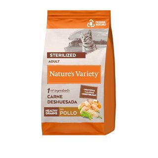 Nature's Variety Pienso Adult Sterilised Healthy Grain Pollo para Gatos (3 Kg) 8410650597799