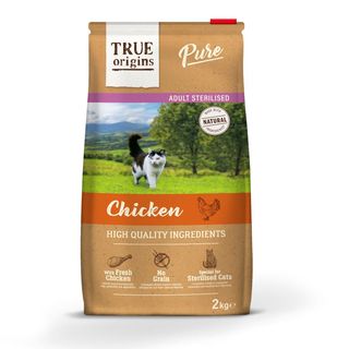 True Origins Pure Adult Sterilised Pollo Pienso Para Gatos 2Kg