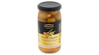 Athina - Oliwki zielone nadziewane migdałami - 170 g