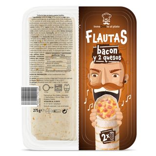 Flautas De Bacon Y 2 Quesos Dia Al Punto 275 G