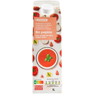 Gazpacho Suave Eroski, Brik 1 L. (24046161)