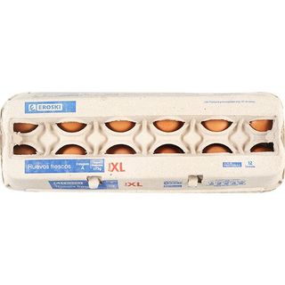 Huevo Fresco Xl Eroski Cartón 12 Uds. (25540287)