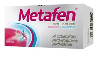 Metafen 200 mg + 325 mg 50 tabletek