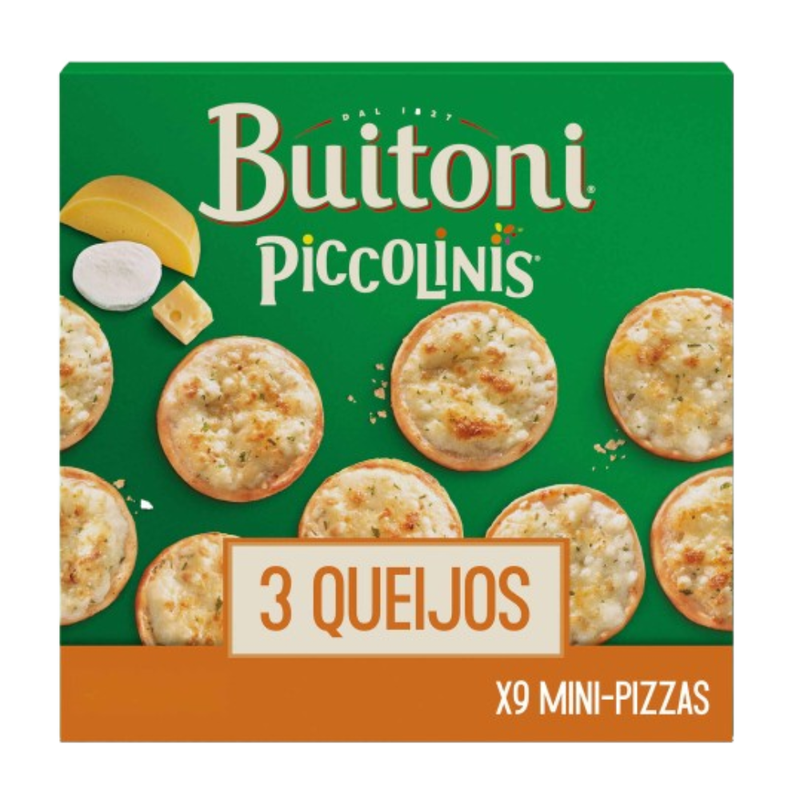 Buitoni Piccolinis Snacks de Pizza 3 Queijos 9x30g