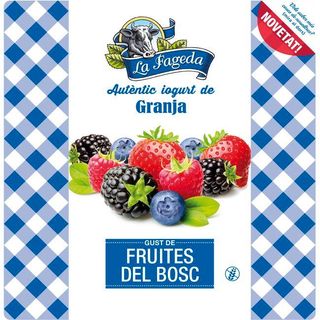 Yogur Frutas Del Bosque La Fageda 4X125 Gr. (24610495)