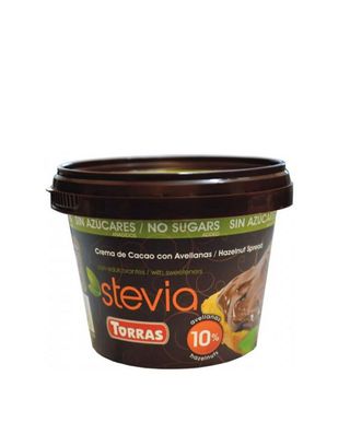 Crema de cacao sin azúcar y con stevia 200g Torras