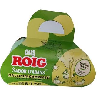 Huevo Fresco L Campero Cesta Roig Cartón 6 Uds. (10955680)