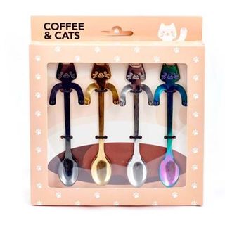 Cucharas De Café Con Forma De Gatitos (8431423495449)