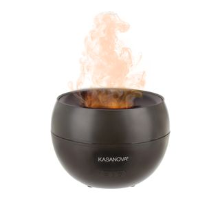 Diffusore aroma elettrico nero - effetto fiamma