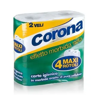 CORONA MAXI CARTA IGIENICA 2 VELI 4 ROTOLI COR0040