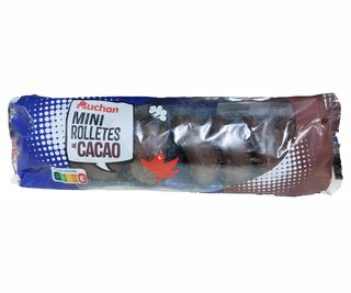 Mini Rolletes Cacao Auchan 155Gr