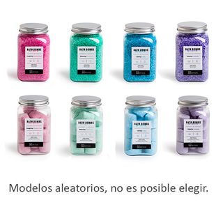 Bombas para baño pure energy color aleatorio IDC, pack 1 ud (8436576501887)