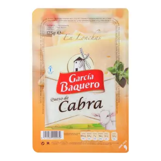 Queso Lonchas Cabra Garcia Baquero 125 G